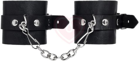 Однослойные наручники Pecado BDSM черные фото 3