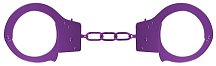Металлические наручники Beginner's Handcuffs фиолетовые