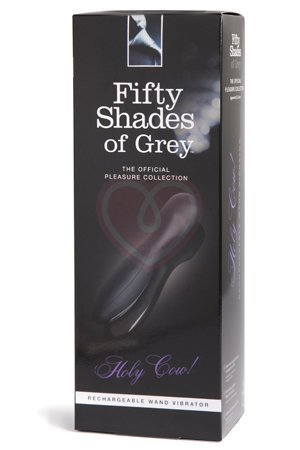 Вибромассажёр '50 оттенков серого' Holy Cow! Rechargeable Wand Vibrator фото 5