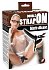 Двойной страпон на кожаных ремешках Double Strap On фото 4