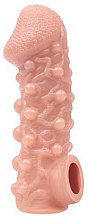 Насадка с шариками и отверстием для мошонки Kokos Cock Sleeve CS010-L