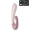Вибратор Satisfyer Heat Wave с клиторальным стимулятором и нагревом пыльно-розовый фото 1