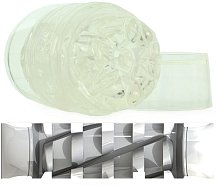 Сквозной мастурбатор Fleshlight Quickshot Vantage прозрачный