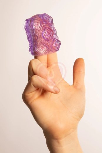 Мини мастурбатор Tenga Uni Amethyst фиолетовый фото 9