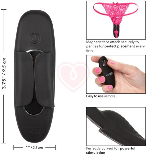 Вибратор для клитора в трусики Lock-N-Play Petite Panty Teaser с пультом черный фото 8