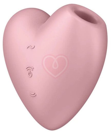 Вакуумный вибростимулятор Satisfyer Cutie Heart розовый фото 1