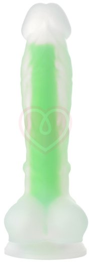 Светящийся в темноте зелёным фаллоимитатор Beyond Clark Glow 16,5 см фото 6