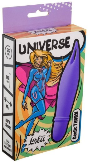 Мини-вибратор Universe Gentle Thorn фиолетовый фото 3