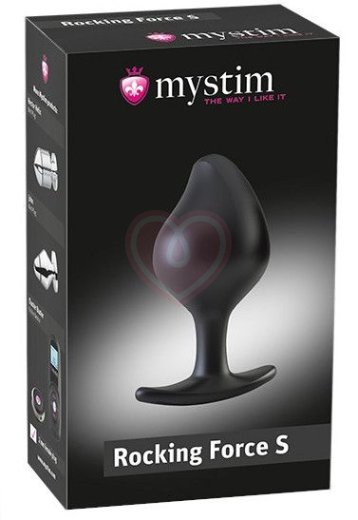 Анальная пробка с электростимуляцией Mystim Rocking Force S фото 2