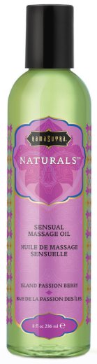 Массажное масло KamaSutra Naturals Island Passion Berry Тропические фрукты 236 мл фото 1