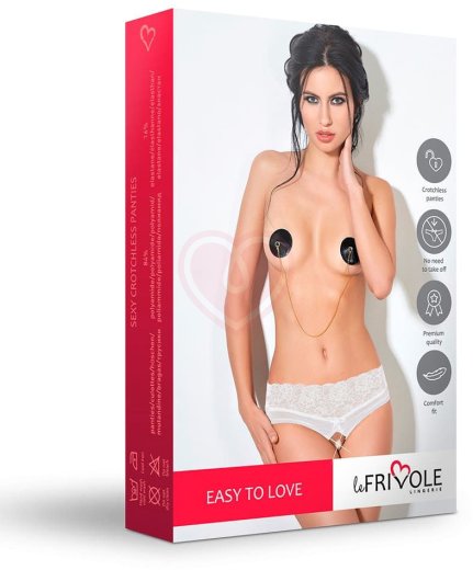 Белые высокие шортики с доступом и нежным кружевом Easy to love фото 4
