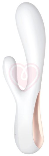 Вибратор со стимулятором клитора Satisfyer Mono Flex с приложением белый фото 2