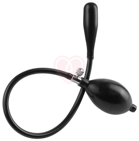 Анальный стимулятор расширитель Pipedream Inflatable Silicone Ass Blaster чёрный фото 1