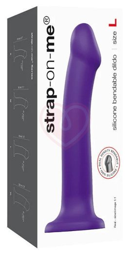 Фаллоимитатор Strap-On-Me Dildo Dual Density Semi-Realistic L 17,4 см фиолетовый фото 4