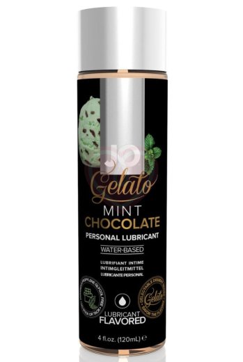 Съедобный лубрикант System JO H2O Flavored Gelato мятный шоколад 120 мл фото 1