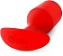 Утяжелённая анальная пробка для ношения b-Vibe Snug Plug 6 большая красная фото 4