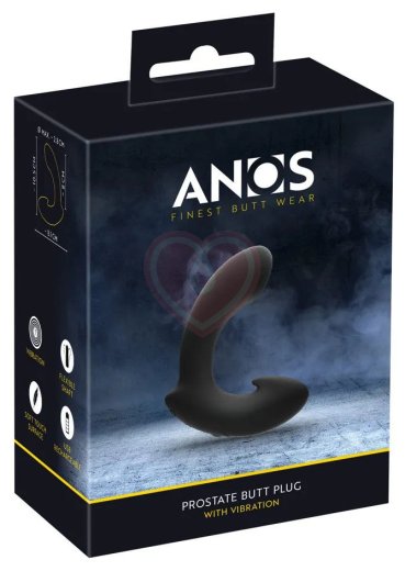 Анальный вибростимулятор Anos Mini Prostate Plug фото 2