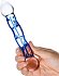 Текстурированный фаллоимитатор из стекла Glas Full Tip фото 3