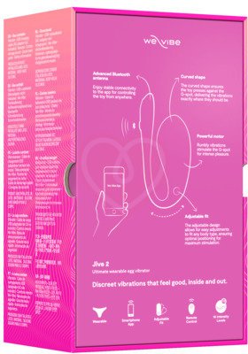 Вибратор We-Vibe Jive 2 с дистанционным управлением розовый фото 6