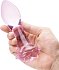 Набор стеклянных анальных пробок с розочками Glas Rosebud Butt Plug Set фото 4
