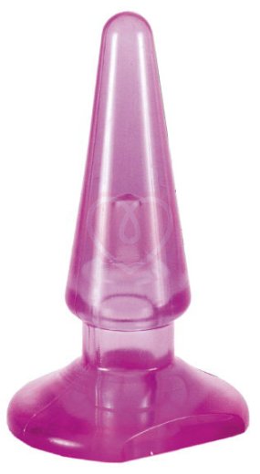 Простая анальная пробка Toyfa Butt Plug фиолетовая фото 1
