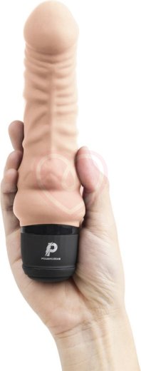 Реалистичный вибратор PowerCocks 14 см телесный фото 2