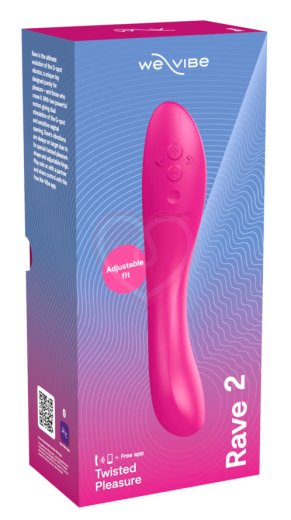 Вибратор для зоны G We-Vibe Rave 2 с управлением от приложения розовый фото 6