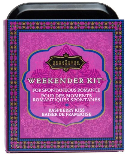 Набор эротической косметики KamaSutra The Weekender Tin Can Raspberry Kiss Малина фото 2