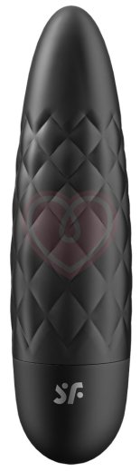 Рельефная вибропуля Satisfyer Ultra Power Bullet 5 чёрная фото 1