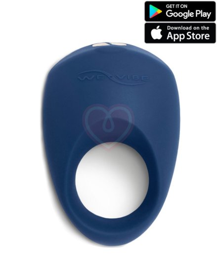 Эрекционное кольцо We-Vibe Pivot синее фото 1