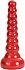 Большая анальная елочка Red Boy Anal Wand Butt Plug красная фото 1