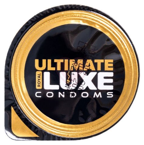 Презерватив Luxe Ultimate Black Реактивный Трезубец с ароматом шоколада 1 шт фото 3