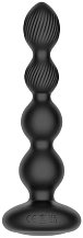 Анальная вращающаяся виброёлочка Nexus Tornado Beaded Probe чёрная