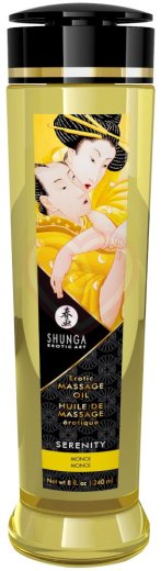 Массажное масло Shunga Serenity с ароматом Тайского масла Моной 240 мл фото 1