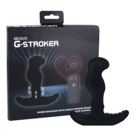 Массажёр простаты Nexus G-Stroker с вибрацией и эффектом римминга чёрный фото 3