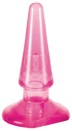 Простая анальная пробка Toyfa Butt Plug розовая фото 1