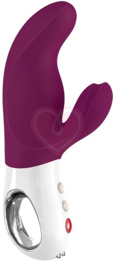 Вибратор со стимулятором клитора и точки G Fun Factory MiSS Bi фиолетовый фото 1