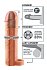 Насадка удлинитель с кольцом на мошонку Perfect Extension with Ball Strap 19 см телесная фото 2
