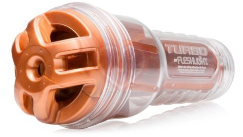 Мастурбатор с имитацией минета Fleshlight Turbo Ignition рыжий фото 1