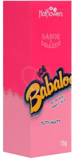 Гель для орального секса с эффектом холодка Ice Babaloo и вкусом тутти-фрутти 15 г фото 2