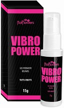 Жидкий вибратор для орального секса Vibro Power со вкусом тутти-фрутти 15 г