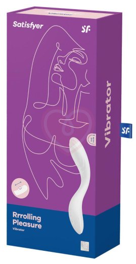 Вибратор Satisfyer Rrrolling Pleasure с движущимся шариком белый фото 5