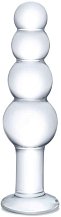 Стеклянная анальная елочка Glas Beaded Butt Plug