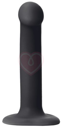 Гибкий фаллоимитатор на присоске Strap-on-me S 17 см чёрный фото 2