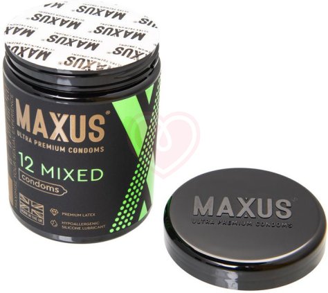 Микс-набор презервативов Maxus Mixed X-Edition 12 шт с кейсом фото 4