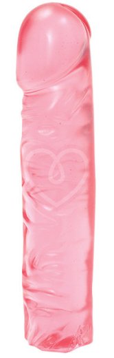 Фаллоимитатор гелевый Crystal Jellies Classic 20 см розовый фото 1