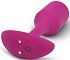 Утяжелённая анальная вибропробка b-Vibe Vibrating Snug Plug 2 малая розовая фото 2