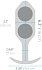 Утяжелённая анальная пробка для ношения b-Vibe Snug Plug 6 большая морская волна фото 7