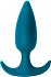 Анальная пробка со смещенным центром тяжести Spice It Up Delight бирюзовая фото 1
