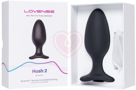 Большая анальная пробка Lovense Hush 2 L с приложением фото 7